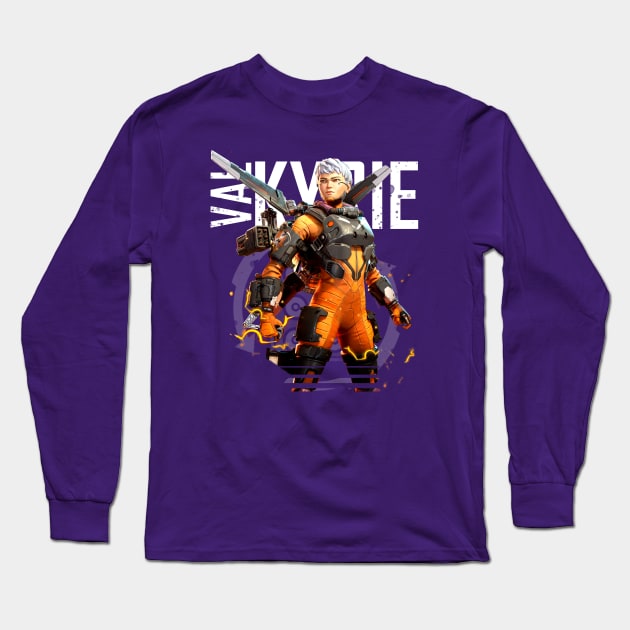 Apex Legends - VALKYRIE Middle T-Shirt Long Sleeve T-Shirt by trino21